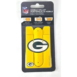 Green Bay Packers Mobile Wallet 3-in-1 Universal NFL New Cell  CreditCard Holder